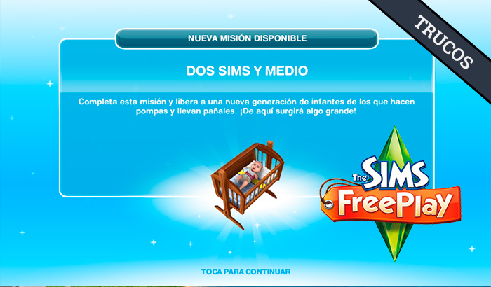 El Jugón de Móvil Guías y Trucos Los Sims Free Play - Mision 4 Dos Sims y Medio