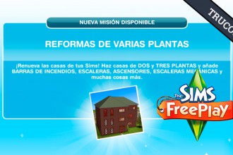 El Jugón de Móvil Guías y Trucos Los Sims Free Play - Misión 16 reformas de varias plantas