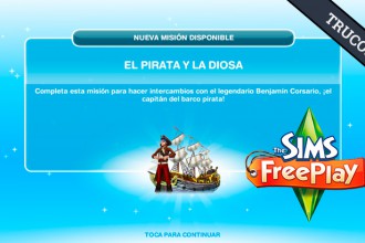 El Jugón de Móvil Guías y Trucos Los Sims Free Play - Misión 21 Guía El pirata y su diosa