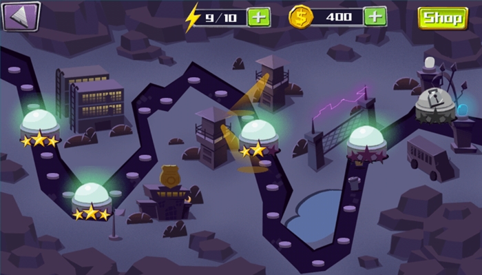 El Jugón de Movil - Break the Prision - Mapa de los niveles en el juego