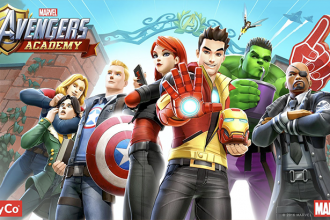 Imagen de portada para el analisis de Marvel avengers academy