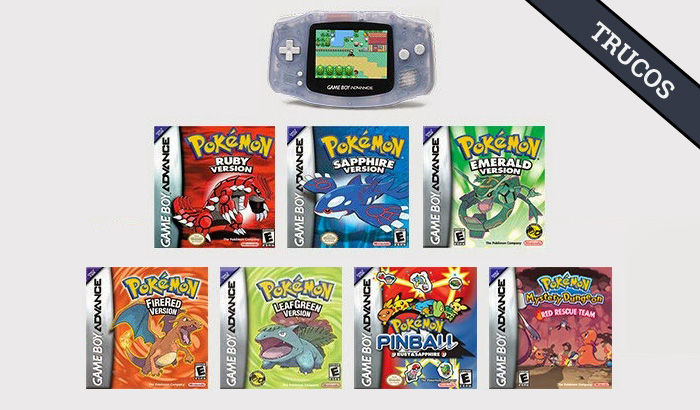 Contable Series de tiempo Mayor Aquí tienes todos los juegos de Pokémon para My Boy